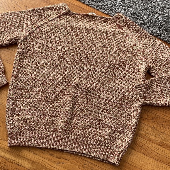 JOIE Metallic Gold Crew Neck Long Sleeve Sweater Size Small - Picture 10 of 13